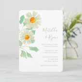 デイジー結婚式招待状 招待状 (スタンド正面)