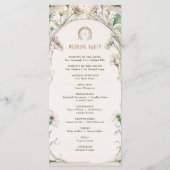 デイジー結婚式 プログラムアールヌーボーバイミュシャ プログラム (裏面)