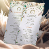 デイジー結婚式 プログラムアールヌーボーバイミュシャ プログラム