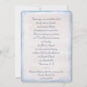 デイジー結婚誓約更新 招待状 (裏面)