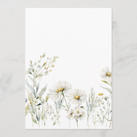 デイジー結婚野花 アドバイスカード (裏面)