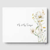 デイジー結婚野花 ゲストブック (裏面)