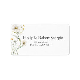 デイジー結婚野花 ラベル