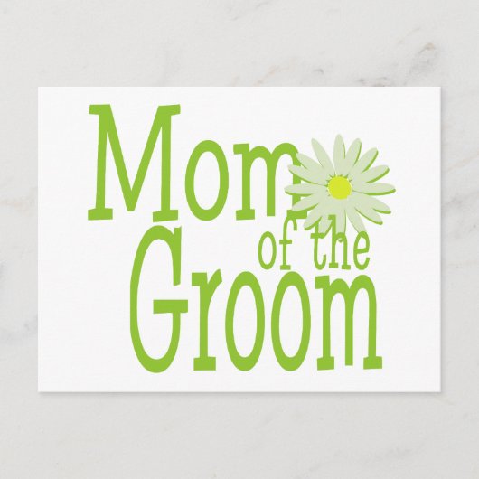 デイジー結婚/新郎の母 ポストカード (正面)