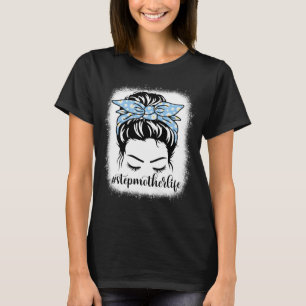 デイジー継母ライフ乱雑Bun漂白母D Tシャツ