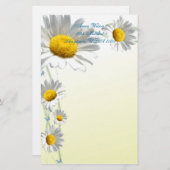 デイジー縁ど文具 便箋 (正面/裏面)