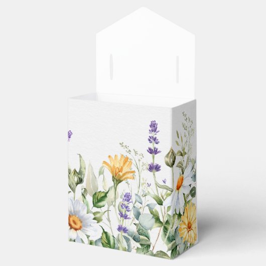 デイジー縁ど水カラー花模様結婚ズ フェイバーボックス (オープン)