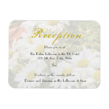 デイジー背景の黄色とグレー結婚の