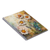 デイジー花かわいらし野花フローラ自然 ノートブック (右側)