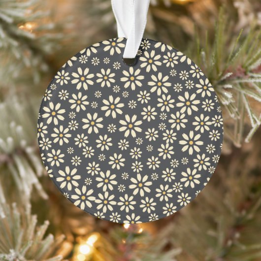 デイジー花の審美的な黄色の装飾 オーナメント (ツリー)