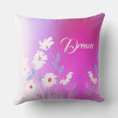 デイジー花アクセント クッション (裏面)