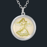 デイジー花クリスチャン天使 シルバープレートネックレス<br><div class="desc">デイジーエンジェルネックレス、Tシャツ、エンジェルギフトby ArtMuvzイラストレーション。ロマンチックなデイジーエンジェルTシャツ,クリスチャン・エンジェルの誕生日とクリスマスプレゼント,トートバッグ,マグカップ,帽子。天使の贈り物は誰かをあなたに示すための思慮深気にく有意義な方法である。天使の贈り物は自然の宗教的または世俗的であり、すべての予算のために見つけることができる。天使の贈り物は、私たちみんな愛され気にて、常に希望があることを思い出させる。あなたの人生の天使の恋人が感謝し、感謝する何かであることを確かめ楽しむなさい。やっぱり数え考える!</div>