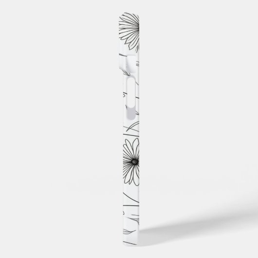 デイジー花スケッチiPhone 14ケース Case-Mate iPhoneケース (裏面 / 左)