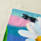 デイジー花ビーチタオル ビーチタオル (インサイチュ)