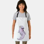 デイジー花付きイルカ エプロン (インサイチュ)