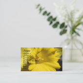 デイジー花写真事業カード 名刺 (スタンド正面)