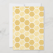 デイジー花嫁へBeeブライダルシャワー招待 招待状 (裏面)