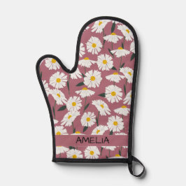 デイジー花房花パーソナライズされた名 鍋つかみ