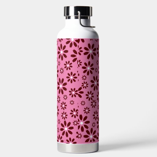 デイジー花文夏の冬 ウォーターボトル (左面)