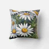 デイジー花束エレガント水彩 クッション (裏面)
