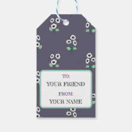 デイジー花束 ギフトタグ