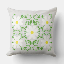 デイジー花柄装飾用クッション クッション