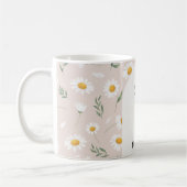 デイジー花柄 コーヒーマグカップ (左)