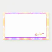 デイジー花模様 ポストイット (正面)