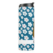 デイジー花海ブルーブラウンポテトカスタム タンブラー (回転左)