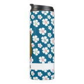 デイジー花海ブルーブラウンポテトカスタム タンブラー (回転右)