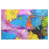 デイジー花混紡織物 ファブリック (ファットクウォーター)