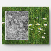 デイジー花畑に自分の写真を追加 フォトプラーク (正面)