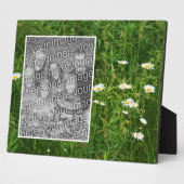 デイジー花畑に自分の写真を追加 フォトプラーク (側面)