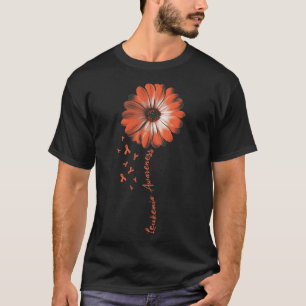 デイジー花白血病認識度ギフト Tシャツ