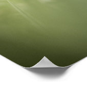 デイジー花自然写真 ポスター (角)