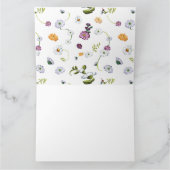 デイジー花2 サンキューカード (内部)