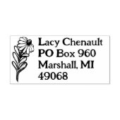 デイジー花 セルフインキングスタンプ (デザイン)