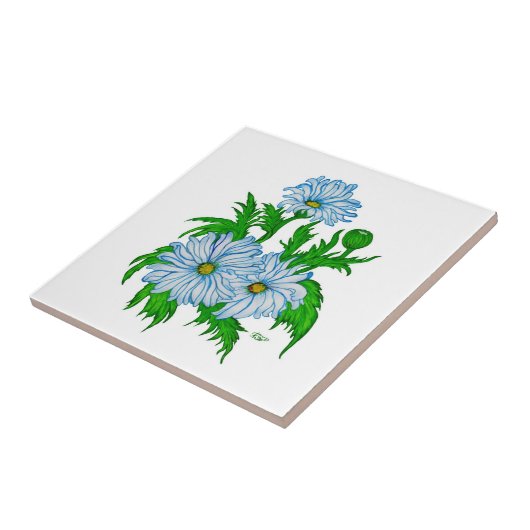 デイジー花 タイル (側面)