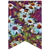 デイジー花 バンティングフラッグ (第2の旗)