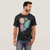 デイジー花 ボタニカル ガーデナー 自然 ヴィンテージ D Tシャツ (正面フル)
