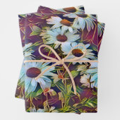 デイジー花 ラッピングペーパーシート (インサイチュ)