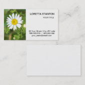デイジー花 名刺 (正面/裏面)
