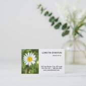 デイジー花 名刺 (スタンド正面)