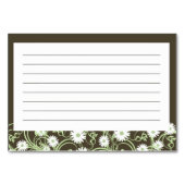 デイジー茶パーティーレシピカード テーブルナンバー (裏面)