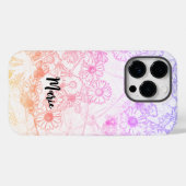 デイジー草模様 Case-Mate iPhoneケース (裏面 (横))