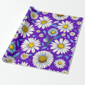 デイジー葉と ラッピングペーパー (アンロールド)