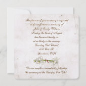 デイジー誓いの再確認 招待状 (裏面)