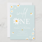 デイジー誕生会ボミアンワイルドワン第1誕生日 招待状 (正面)