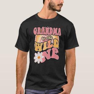 デイジー誕生日おばあちゃんワイルドワンボホ1歳の誕生日 Tシャツ