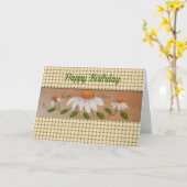 デイジー誕生日カード カード (黄色い花)